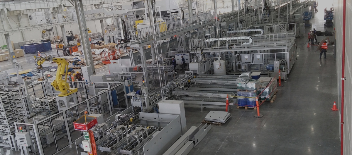 Hyundai Monterrey Competition Alloy Cylinder Block Automation Equipment